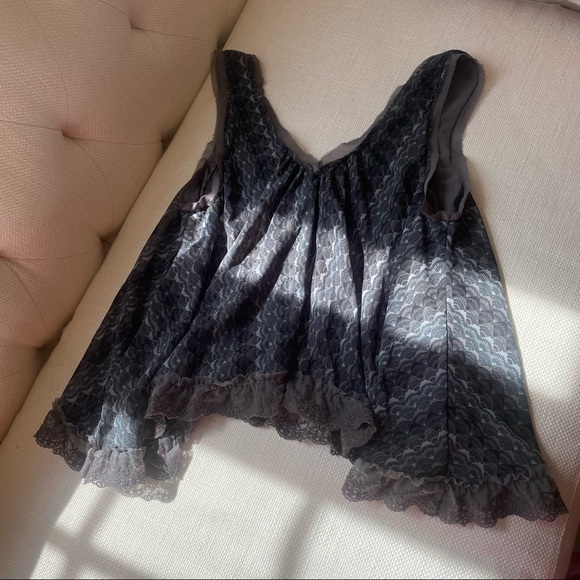 Free People Boho Cropped Lace Tie High - Picture 5 of 7